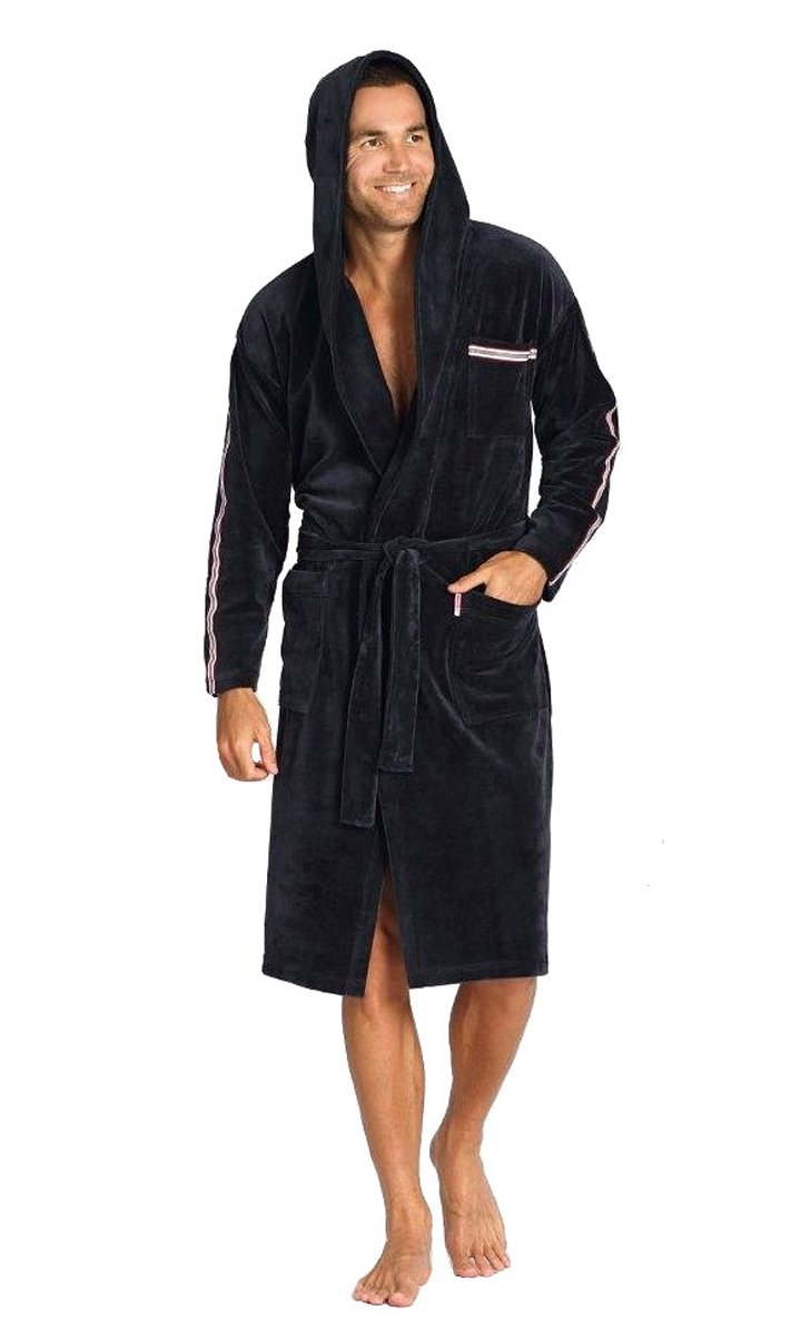 pansky-plysovy-zupan-s-kapuci-de-lafense-luna-cerna